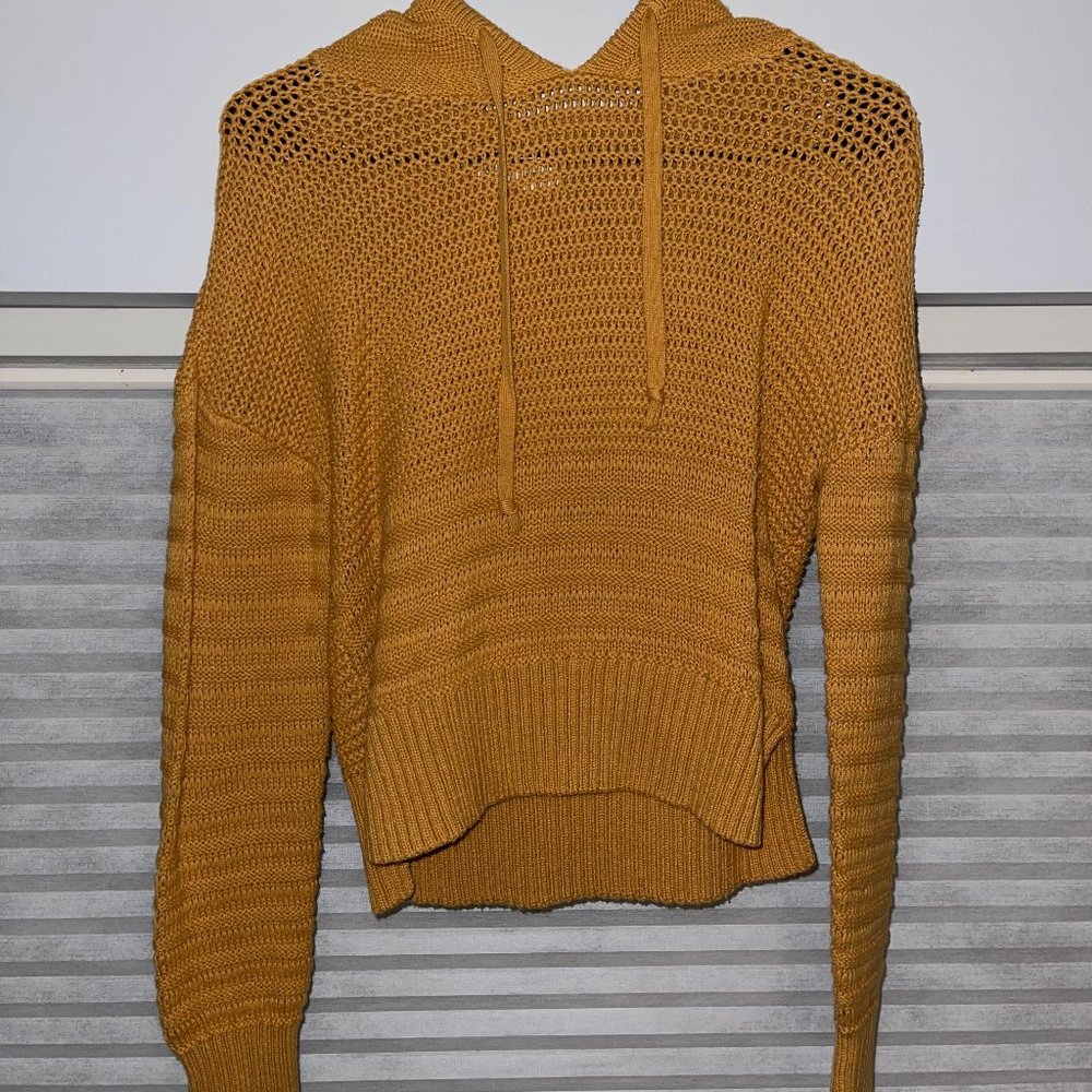 Aero Mustard Yellow Knitted Sweater